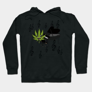 420 Weed  Piano music Hoodie